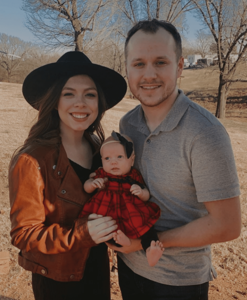 Josiah and Lauren Duggar with Baby Bella