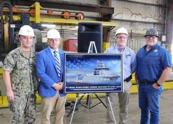 Bollinger Holds Steel Cutting Ceremony for T-ATS 10