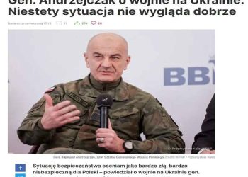 Polen’s hoogste militaire functionaris deelde enkele impopulaire waarheden over de NAVO-Russische proxy-oorlog