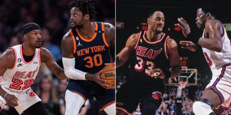Heat vs. Knicks rivalry renewed: 1990s NBA history comes alive in 2023 NBA Playoffs series 1 Heat vs. Knicks rivalry renewed: 1990s NBA history comes alive in 2023 NBA Playoffs series