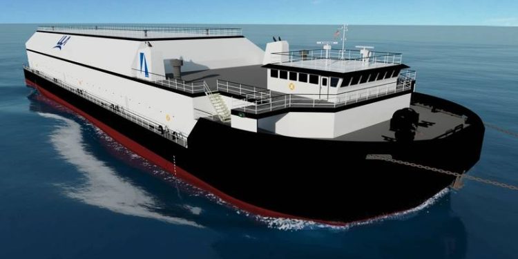 New Manned Barge Designed for Rocket Transport 1 New Manned Barge Designed for Rocket Transport
