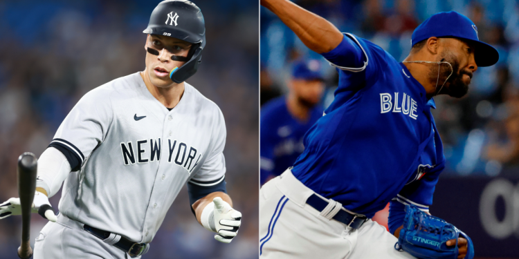 Was Blue Jays' Jay Jackson tipping pitches vs. Yankees? Reliever admits to tell on Aaron Judge HR 1 Was Blue Jays’ Jay Jackson tipping pitches vs. Yankees? Reliever admits to tell on Aaron Judge HR