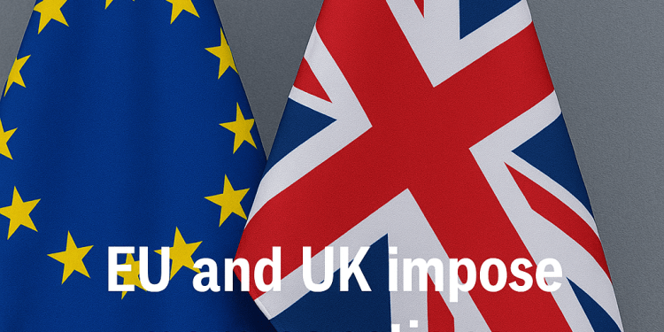 EU and UK impose more sanctions on Russia despite US concerns