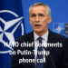 NATO chief comments on Putin-Trump phone call