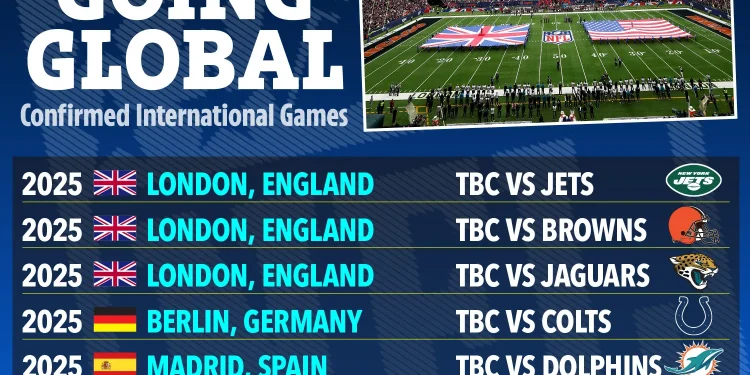 NFL Announces 2025 International Games Ticket Sale Dates for Europe 1 NFL Announces 2025 International Games Ticket Sale Dates for Europe