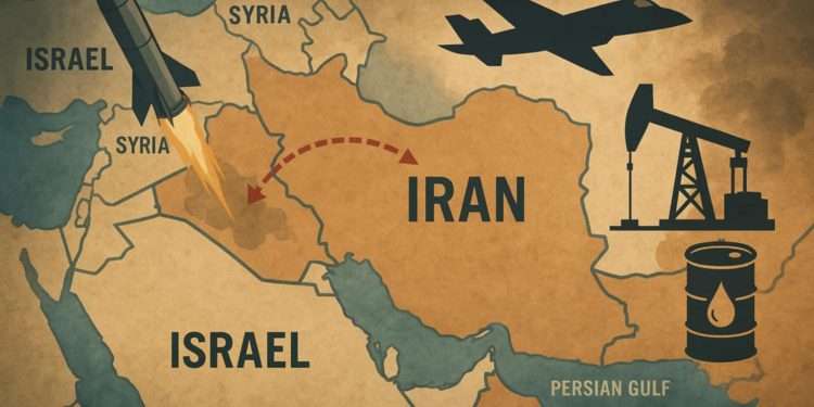Israel-Iran War 2025: Direct Military Conflict Erupts — What Lies Ahead? 1 Israel-Iran War 2025 Map: Conflict Zones and Oil Crisis