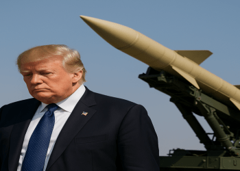 WordPress post editor screen showing the title “Trump’s Fragile Peace Shattered: Iran–Israel Truce Breaks Within Hours” and the “Set featured image” button highlighted.