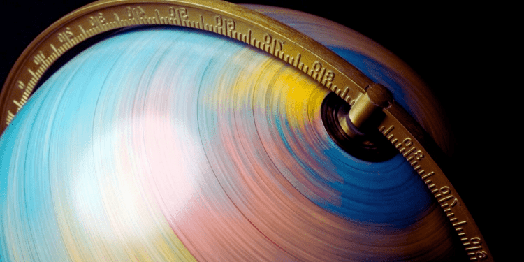 Earth’s Fastest Day: Why July 22, 2025 Made History 1 Spinning globe representing Earth’s fastest rotation on July 22, 2025