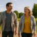 Healthy Lifestyle Habits That Extend Your Lifespan 2 Healthy mature couple walking outdoors in sunlight, smiling and enjoying nature — symbol of balanced lifestyle, longevity, and wellbeing.